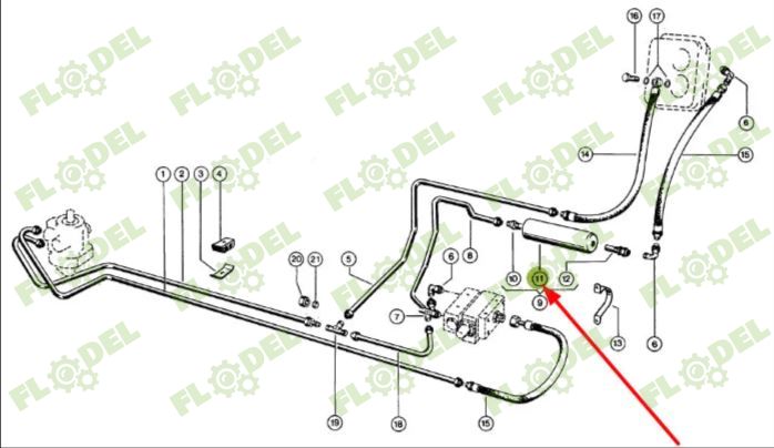 Amortizor hidraulic CLAAS 602751