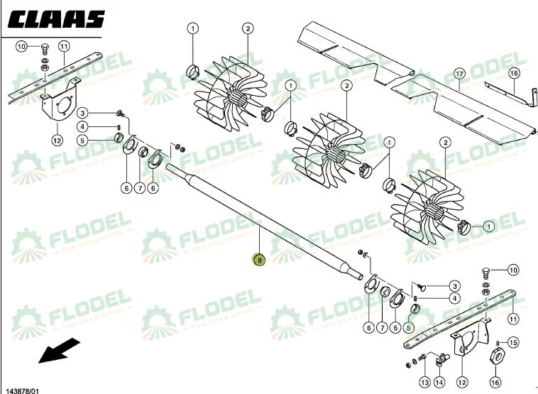 Ax ventilator CLAAS LEXION 736552