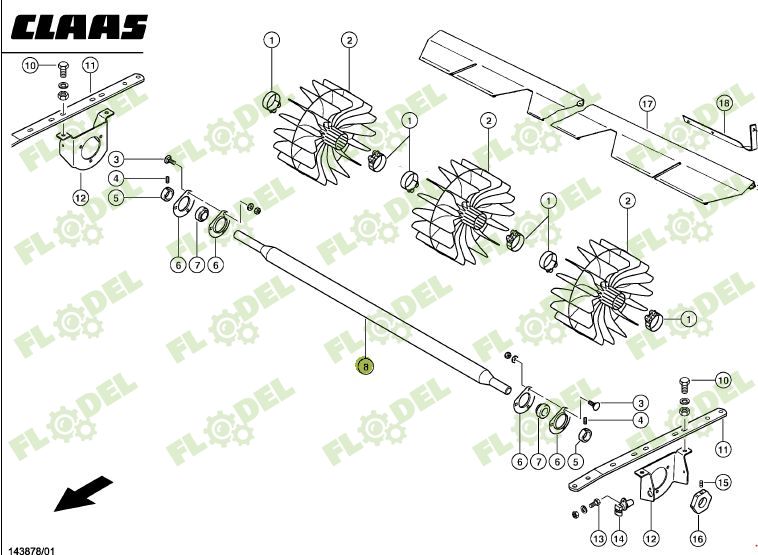 Ax ventilator CLAAS LEXION 736552