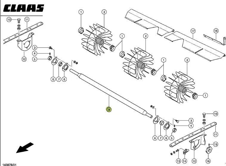 Ax ventilator CLAAS LEXION 736552