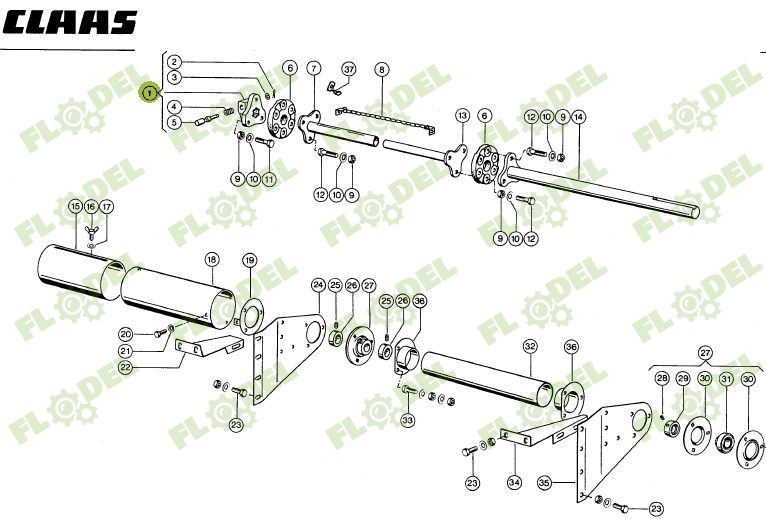 Cuplaj suprasarcina cardan CLAAS 608007