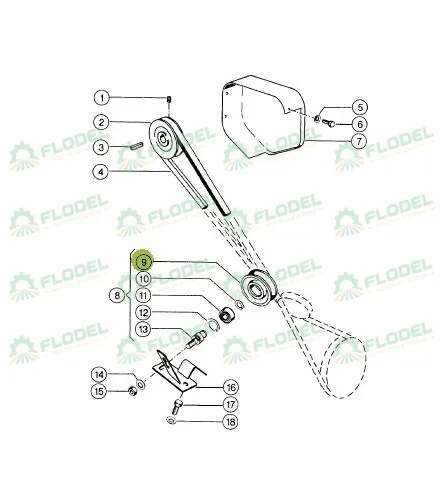 Fulie intinzator CLAAS  773231