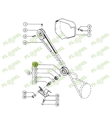 Fulie intinzator CLAAS  773231
