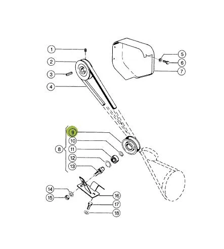 Fulie intinzator CLAAS  773231
