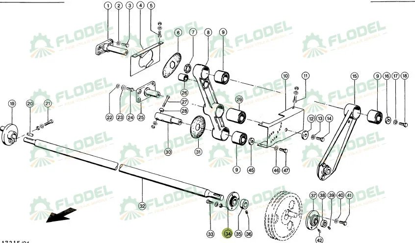 Lagar cu rulment CLAAS 603144