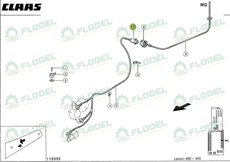 Priza electrica CLAAS  673818 Original CLAAS