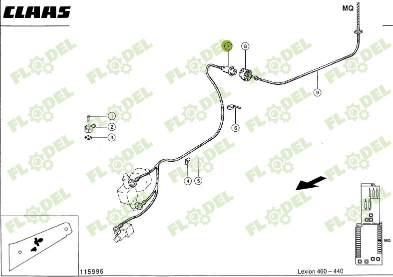 Priza electrica CLAAS  673818 Original CLAAS