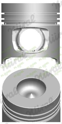 Piston + segmenti FIAT 1902443 NURAL