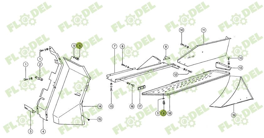 Incuietoare capota CLAAS 606674 ORIGINAL CLAAS