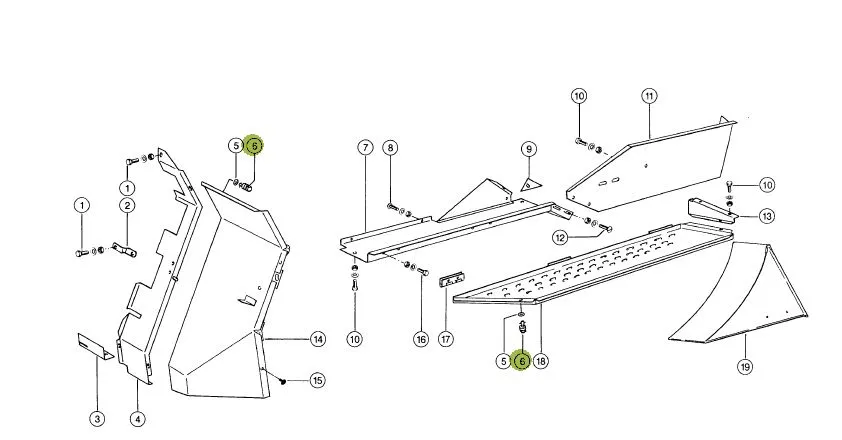 Incuietoare capota CLAAS 606674 ORIGINAL CLAAS