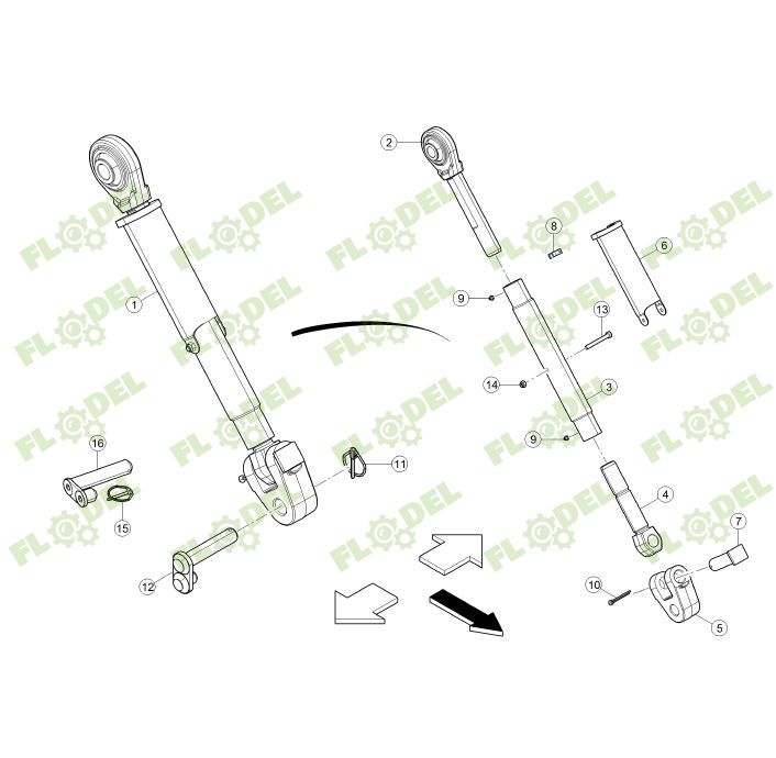 Stabilizator tirant tractor CLAAS 7700043410