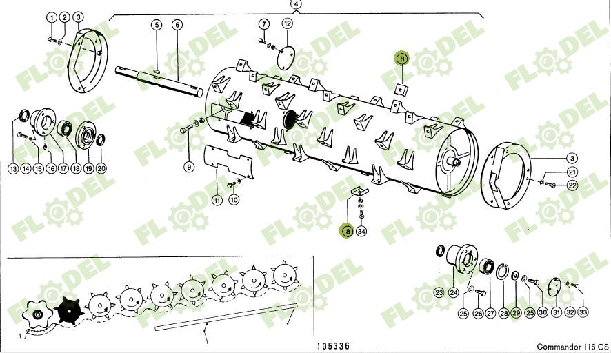 Placa accelerator CLAAS 617630