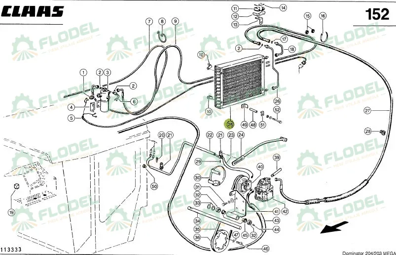 Condensator de aer condiționat 546003