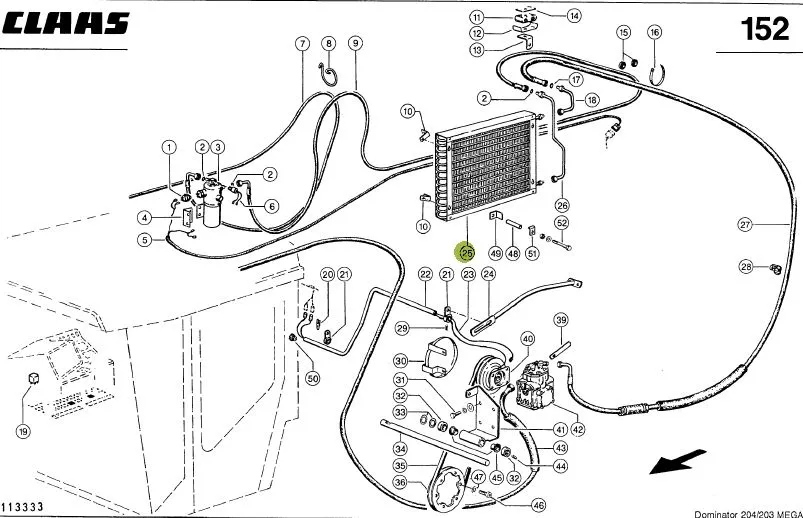 Condensator de aer condiționat 546003