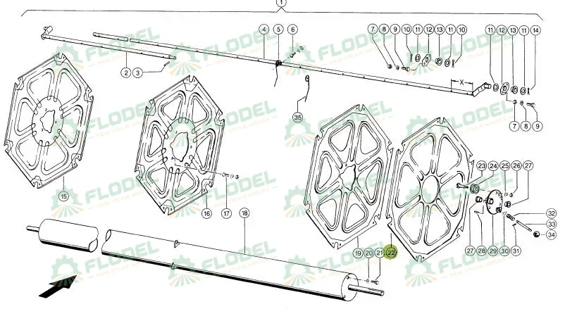 Stea rabator CLAAS  677070