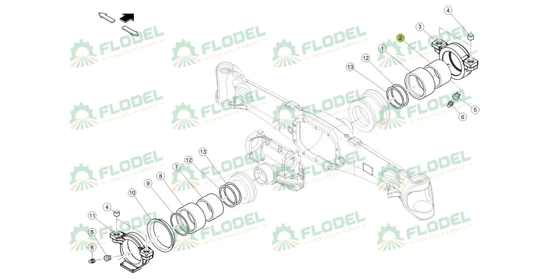 Bucsa punte fata CLAAS 6000103220 CARRARO
