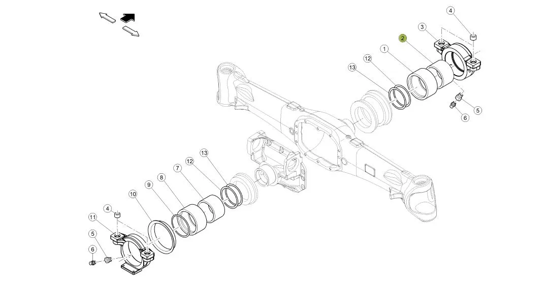 Bucsa punte fata CLAAS 6000103220 CARRARO