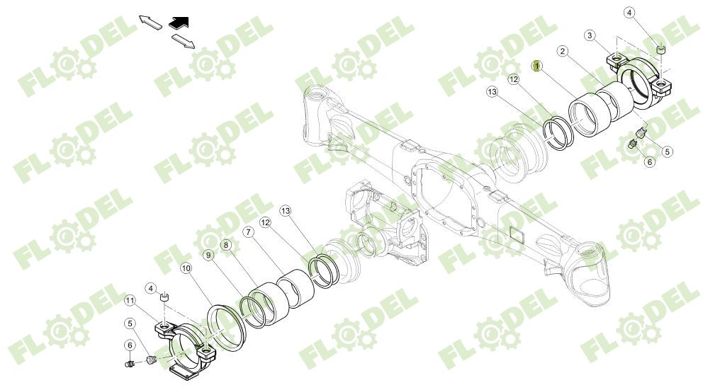 Bucsa punte fata CLAAS 6000103219 CARRARO