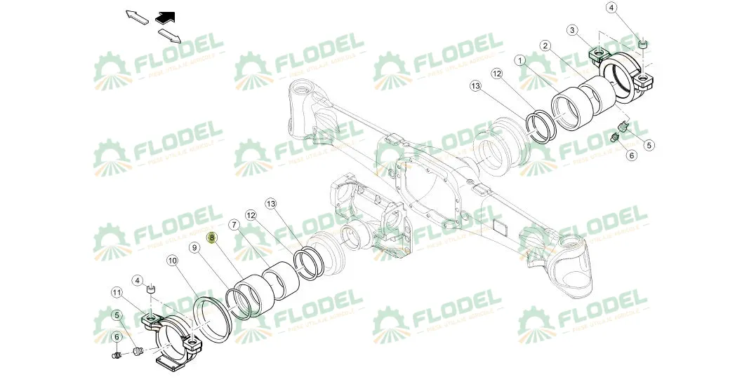 Bucsa punte fata CLAAS 6000103313 CARRARO