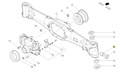 Bucsa planetara fata tractor CLAAS 6000103307 CARRARO