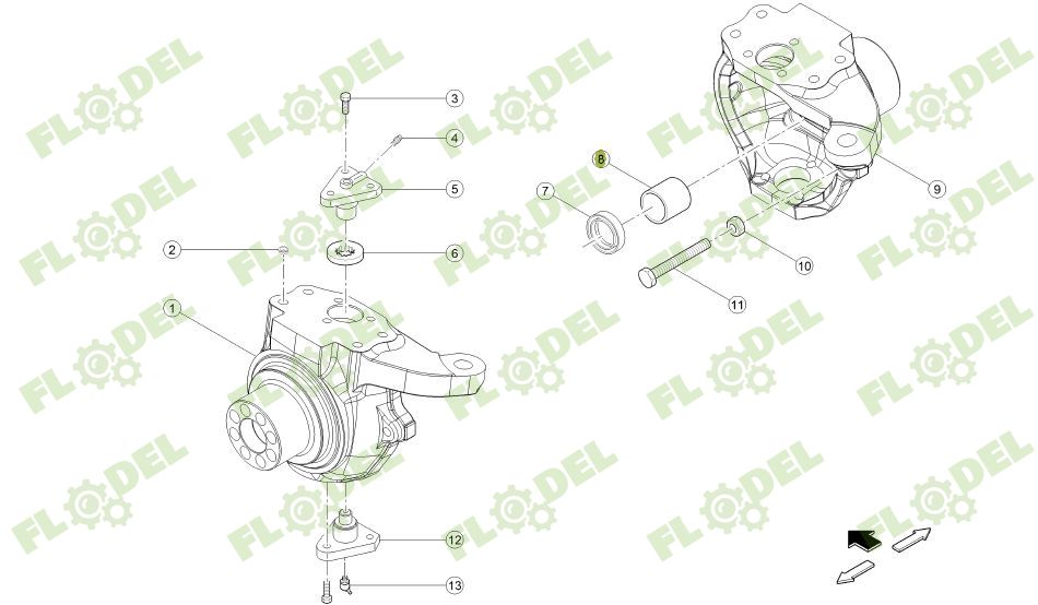 Bucsa planetara fata CLAAS 6000103475 CARRARO