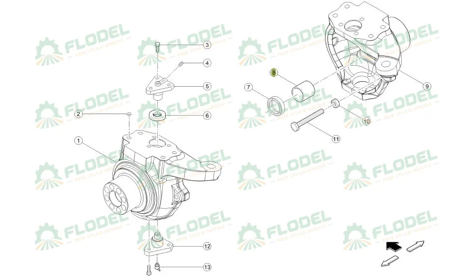 Bucsa planetara fata CLAAS 6000103475 CARRARO