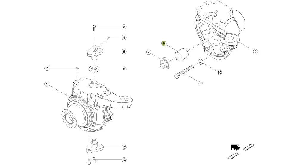 Bucsa planetara fata CLAAS 6000103475 CARRARO