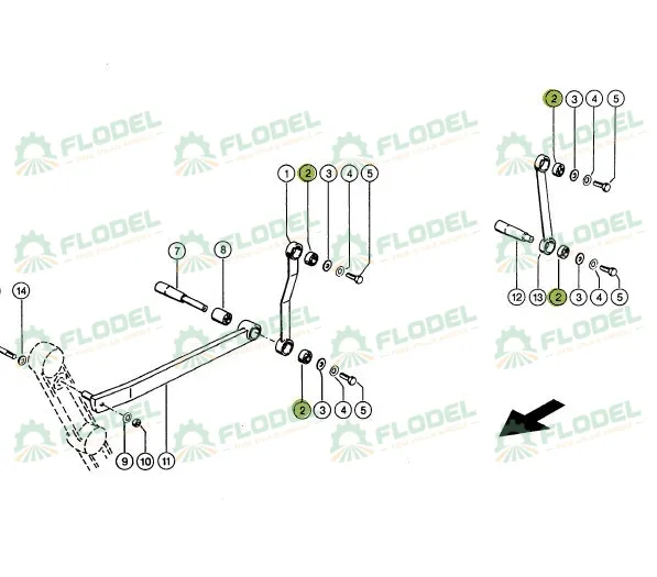 Bucsa silent CLAAS 751251 CORTECO