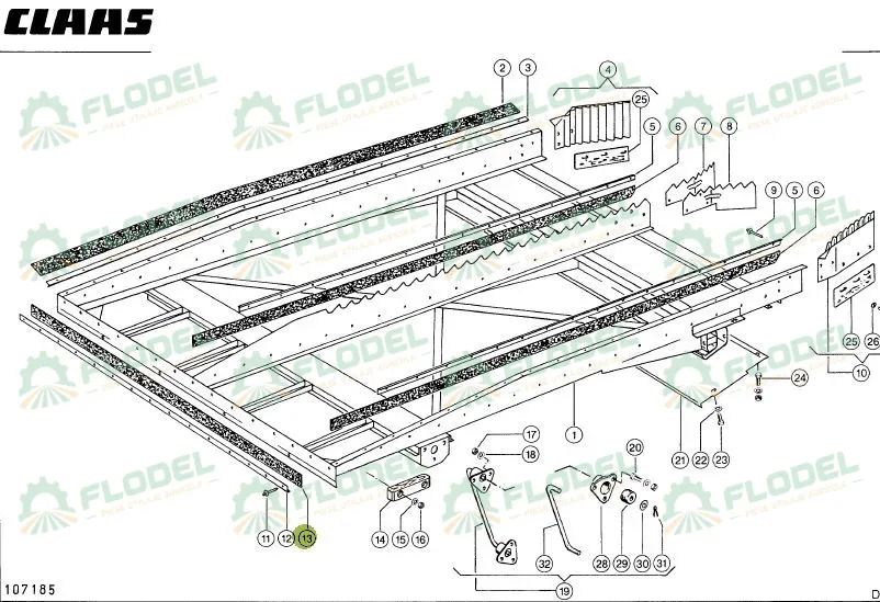 Banda etansare  CLAAS 600461