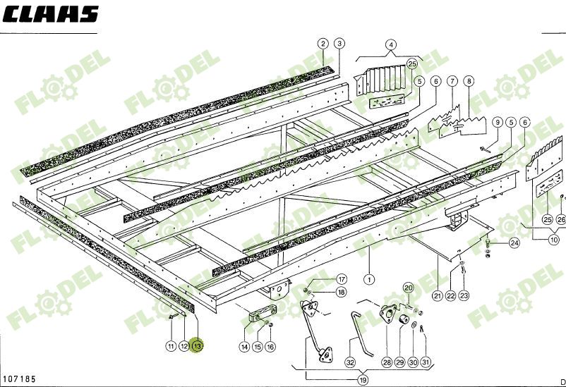 Banda etansare  CLAAS 600461