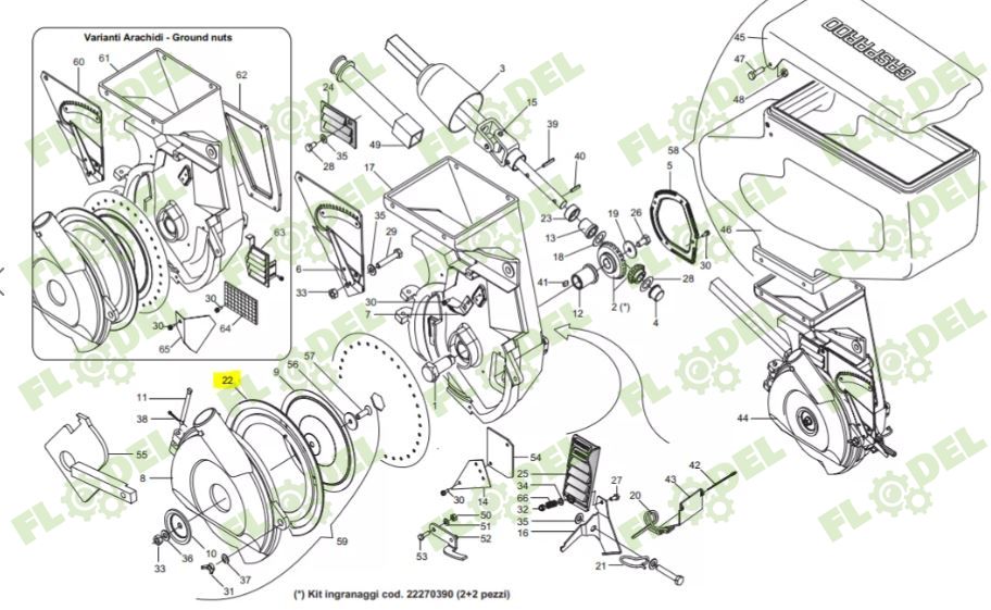 Garnitura MASCHIO GASPARDO G19002620R
