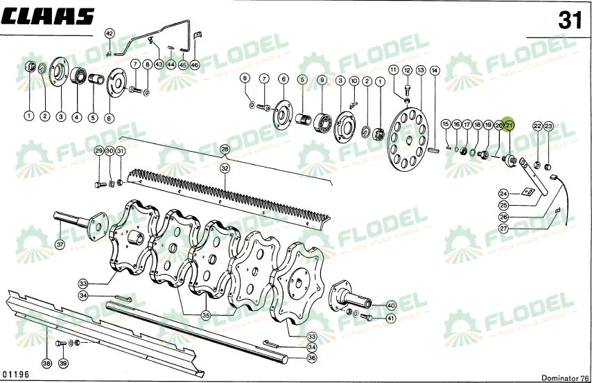 Senzor turatie CLAAS  604015