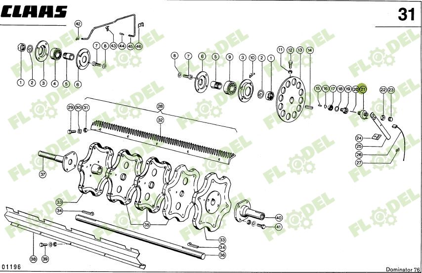 Senzor turatie CLAAS  604015