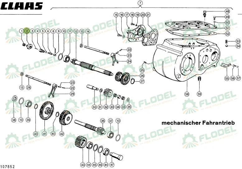Senzor turatie CLAAS  604015