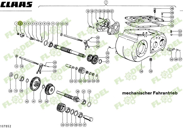 Senzor turatie CLAAS  604015