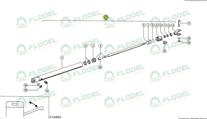Cilindru hidraulic CLAAS  607035