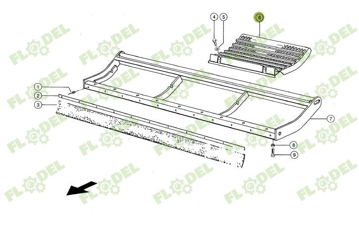 Contrabatator grau CLAAS 662927
