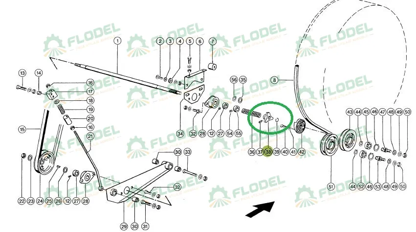 Cuplaj radiator CLAAS LEXION  752293 Z14