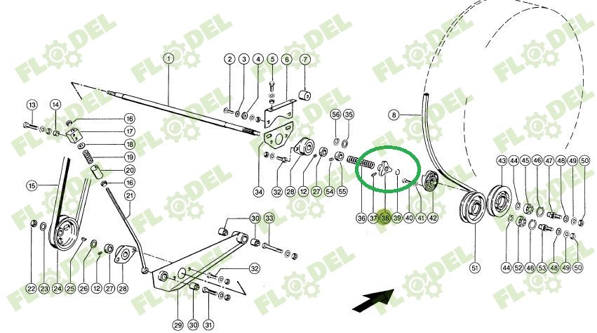 Cuplaj radiator CLAAS LEXION  752293 Z14