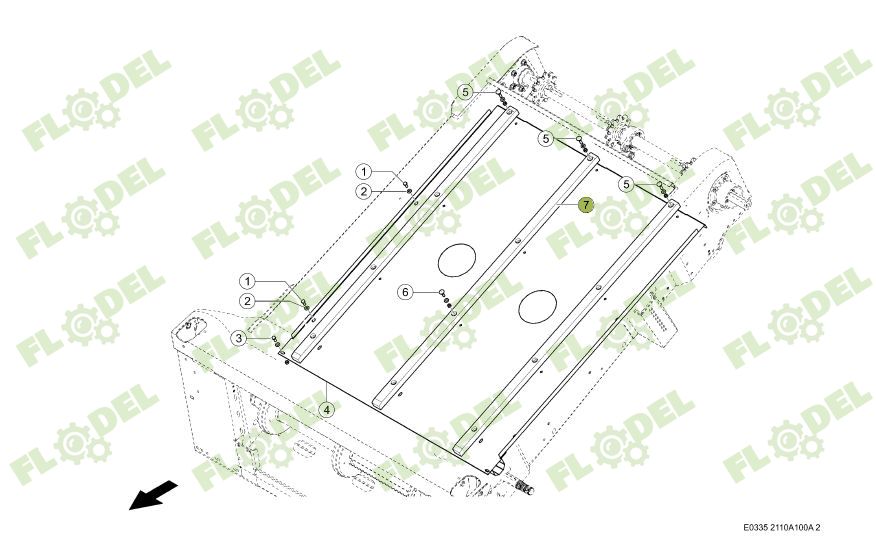 Ghidaj lemn CLAAS 520863