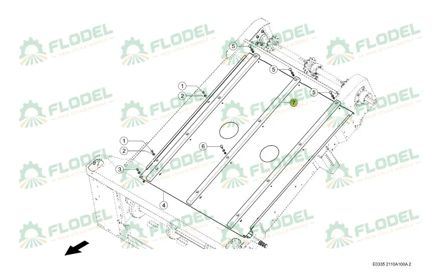 Ghidaj lemn CLAAS 520863