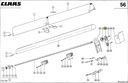Pinion descarcare combina CLAAS Z23 605481