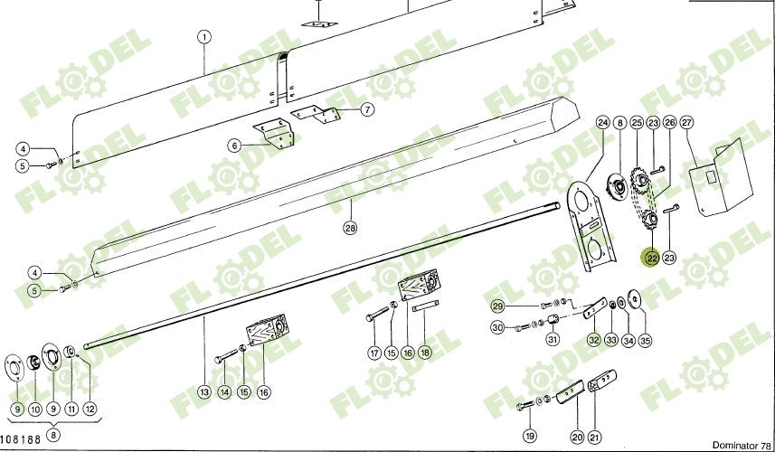 Pinion CLAAS Z17 605484