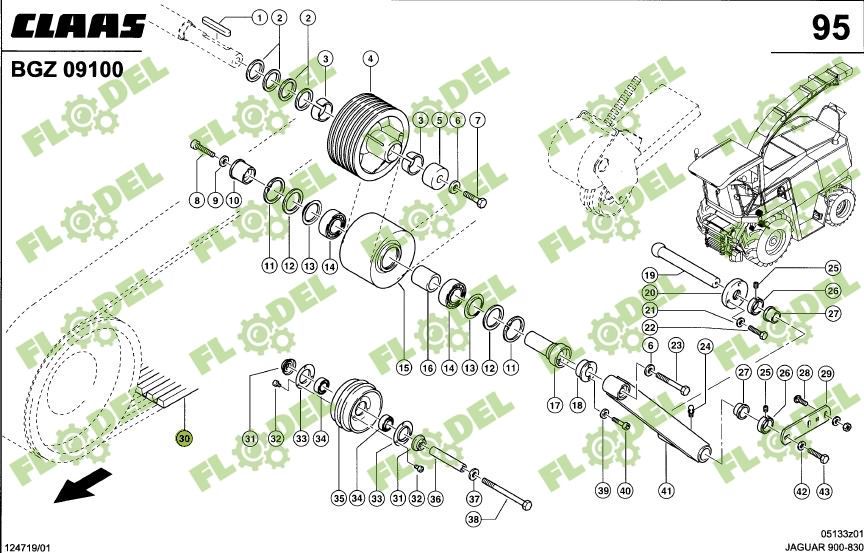 Curea principala CLAAS JAGUAR 6HB 067450 GATES