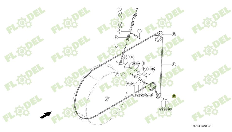 Fulie CLAAS 799061
