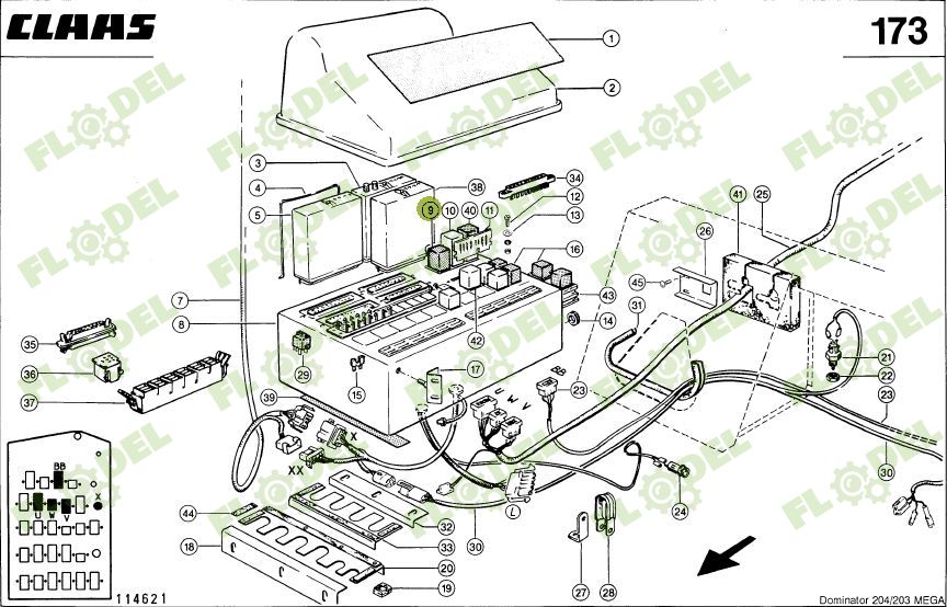 Releu semnalizare CLAAS 604029