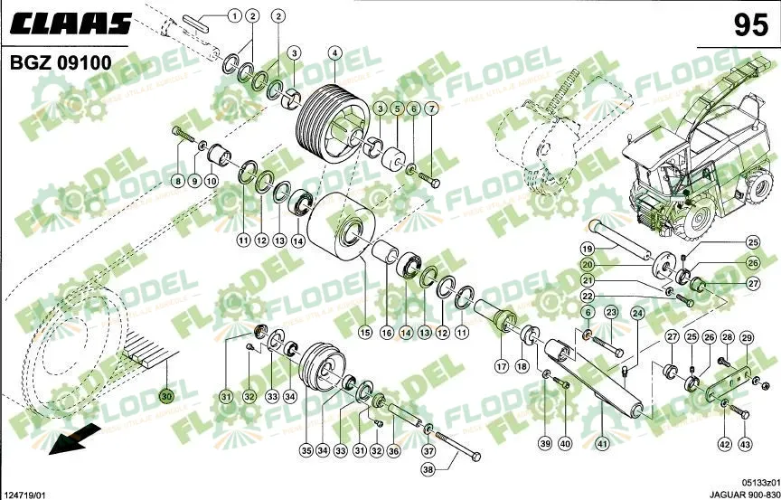 Curea principala CLAAS JAGUAR 6HB 067746 GATES
