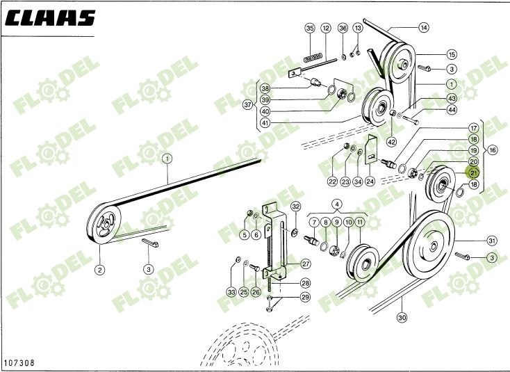 Fulie CLAAS 746543