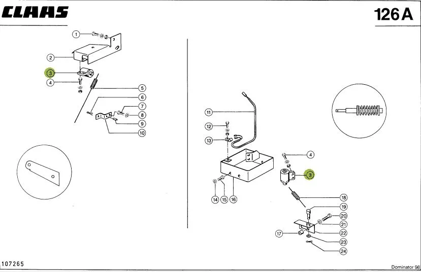 Potentiometru CLAAS 010820