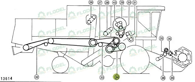 Curea combina CLAAS 3HB 661220 GATES